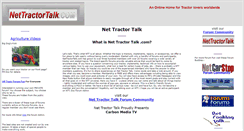 Desktop Screenshot of nettractortalk.com