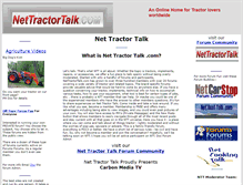 Tablet Screenshot of nettractortalk.com